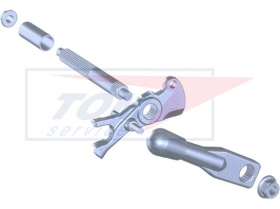 Páka ruční s vahadlem horní -A- RINGFEDER typ 4040, 4045